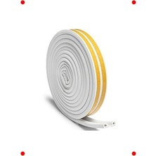 MarkEntegra Kapı Pencere Izolasyon Bandı Fitili (50M Beyaz)