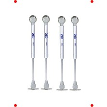 MarkEntegra 4 Adet Dolap Kapak Amortisörü, Zlı Piston 80N