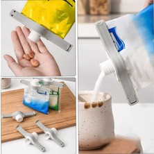 Brentino Gıda Saklama Klipsi Kapaklı Paket Kapatıcı Dökme Ağızlı Hava Nem Kokuya Karşı Koruma Mutfak