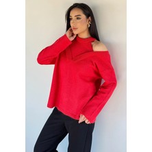 Gülseli Halter Yaka Kadın Triko Bluz P-00020154