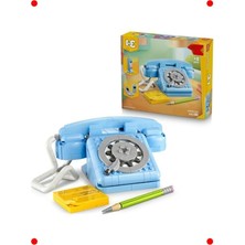 MarkEntegra 3'ü 1 Arada Retro Telefon Yapım Seti