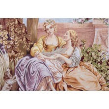 Believe Belıeve Beatrix Jakarlı Dokuma Goblen Dekoratif   Dekoratif Çerçevesiz Pano Tablo 70*140