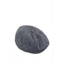 Tamer Tanca Erkek Tekstil Gri London Şapka 524 1146 Spk SK25-26 A.grı