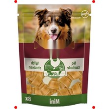 MarkEntegra Küçük Boy Tavuklu Kemik Köpek Ödülü - 8 Adet, 128 gr