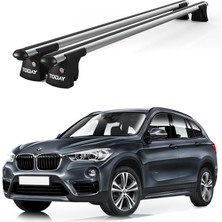 Today Auto Trio-II Bmw X1 (F48)(2015 ve Sonrası)  Kilitli Ara Atkı 120CM Port Bagaj Tavan Barı