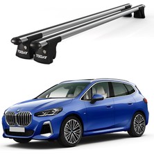 Today Auto Trio-II Bmw 2 Kombi (2015 ve Sonrası) Kilitli Ara Atkı 120CM Port Bagaj Tavan Barı