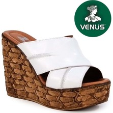 Venüs Pruh Hakiki Deri Kadın Terlik