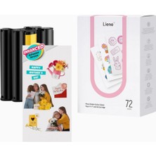 Liene Etiket Kağıdı & Kartuş, 72 Yaprak & 2 Yedek Kartuş, Su Geçirmez & Dayanıklı