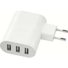USB Girişli Şarj Aleti, Beyaz