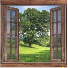 Eco Lounge Yapışkanlı Çift Kanat Sineklik