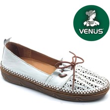 Venüs Brower Hakiki Deri Kadın Babet Ayakkabı