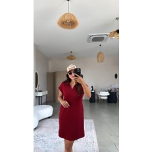 Demir Grup cc Kadın Polo Yaka Mini Elbise
