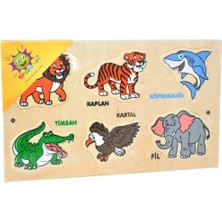 Eco Lounge 111 Woodoy Yapboz Vahşi Hayvanlar