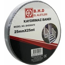 Eco Lounge Kaydırmaz Siyah Bant 25 mm x 25 mt