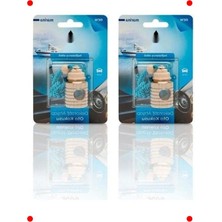 MarkEntegra Deniz Esintili Ahşap Ayna Süsü ve Kokusu (2'li Paket)