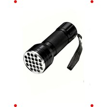 MarkEntegra 21 LED Uv Mor Işık Feneri - Metal Kasa