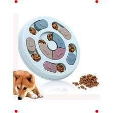 MarkEntegra Yavaş Besleyici Köpek Bulmaca Oyuncak Mavi