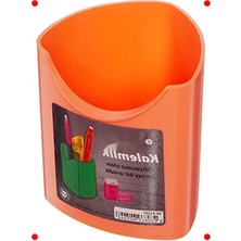 MarkEntegra Turuncu Metal Kalemlik - Masaüstü Düzenleyici