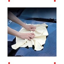 MarkEntegra %100 Gerçek Koyun Derisi Temizlik Bezi 55X30 cm