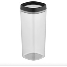 Zmc Bilişim Büyük Boy Hava Kilitli Saklama Kabı - 1.8 Lt - Siyah Kapak