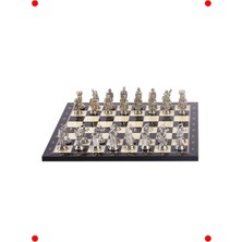 MarkEntegra Metal Osmanlı Bizans Satranç Takımı (Orta Boy)