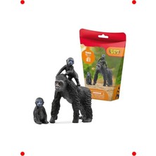 MarkEntegra Goril Ailesi Temalı Rçekçi Oyuncak Figürleri Seti