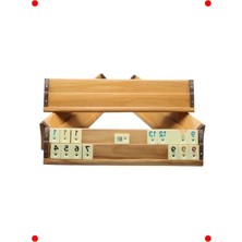 MarkEntegra Büyük Boy Ahşap Okey Takımı Seti