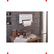 MarkEntegra Beyaz Mutfak Folyo ve H Tutucusu