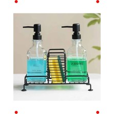 MarkEntegra Çift Pompalı Mutfak Seti - Sünger Standlı