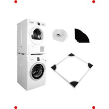 MarkEntegra Çamaşır & Kurutma Makinesi Istifleme Kiti - Ayarlanabilir