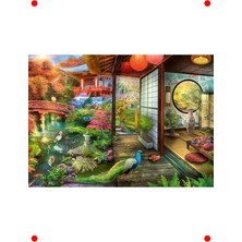 MarkEntegra 1000 Parça Japon Bahçesi Çevi Yapbozu