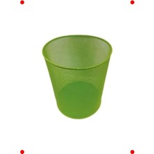 MarkEntegra Tam Delikli Yeşil Ofis Çöp Kovası