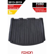 Raxon Ford Kuga 2013-2019 Bagaj Havuzu – 3D Özel Kalıp | Su Geçirmez, Kaymaz, Tam Uyum