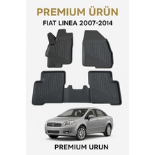 Black Gold Fiat Linea 2007–2014 3D Havuzlu Oto Paspas Premium