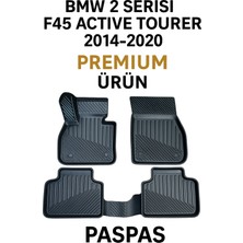 Black Gold Bmw 2 Serisi F45 Active Tourier 2014-2020 Uyumlu 3D Havuzlu Oto Paspas Premium