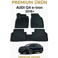 Black Gold Audi Q4 E-Tron 2018+ Uyumlu 3D Oto Paspas Premium