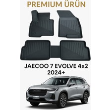 Black Gold Jaecoo 7 Evolve 4x2 2024+ Uyumlu 3D Havuzlu Oto Paspas Premium
