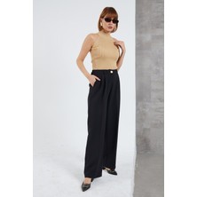 Bigelal Kadın Beli Lastikli Pzzo Pantolon