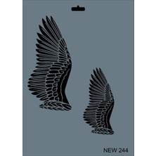 Bigelal Rich New Seri N-244 Stencil 35X25 cm