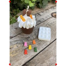 MarkEntegra Jelibon Icık Silikon Mum Kalıbı - 9 Bölmeli