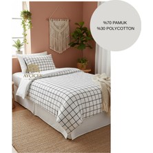 Ayçiçek Home Tek Kişilik Nevresim Takımı Lastikli Çarşaf 160/215 Yorgan Ölçüsü