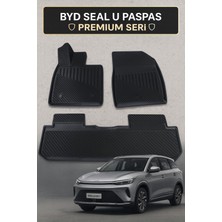 Black Gold Byd Seal U Dm-I 2024+ Uyumlu 3D Oto Paspas Havuzlu Premium Seri