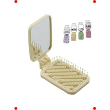 MarkEntegra Katlanır Aynalı Cep Tarağı - Çocuk ve Yetişkinler Için