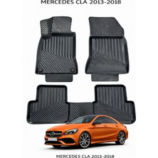 Black Gold Mercedes Cla 2013-2018 ile Uyumlu 3D Oto Paspas Premium