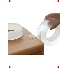 MarkEntegra Kuvvetli Şeffaf Nano Bant - Çift Taraflı, 3 Metre