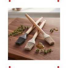 MarkEntegra Bambu Saplı Silikon Fırça (27CM)