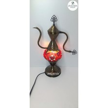 Zemaris Hediyelik El Yapımı Otantik Mozaik Ibrik/abajur