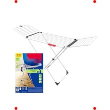 MarkEntegra 20 Metre Kurutma Alanlı Tekerlekli Çamaşır Askılığı