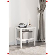 MarkEntegra 2 Katlı Çok Amaçlı Plastik Raf Beyaz (Banyo/mutfak)