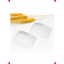 MarkEntegra Şeff Tarak Mandal Toka ve Lik Toka Seti 2 Adet